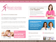 Tablet Screenshot of breastcenter.thesar.com